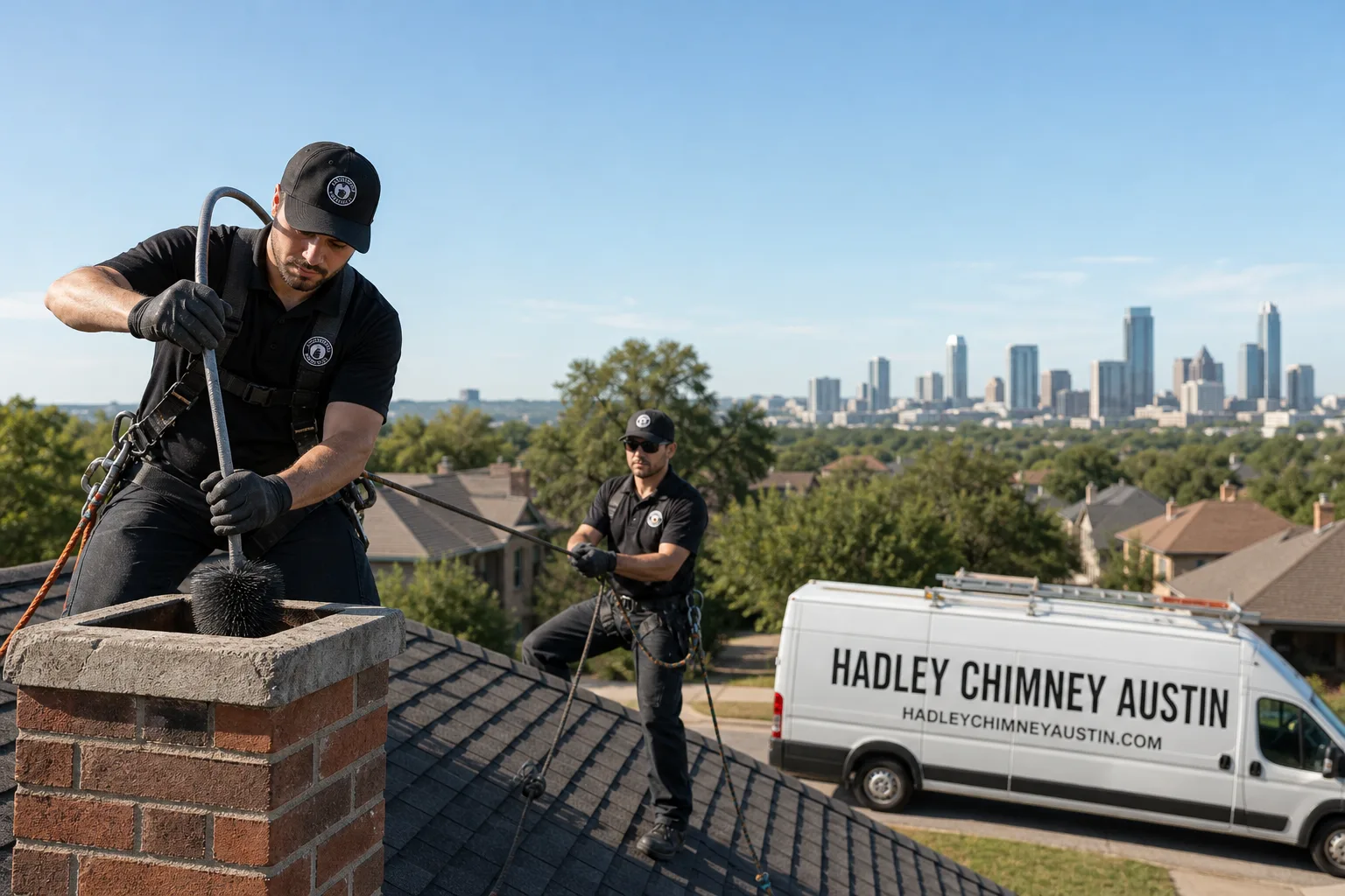 Hadley Chimney Austin chimney cleaning team